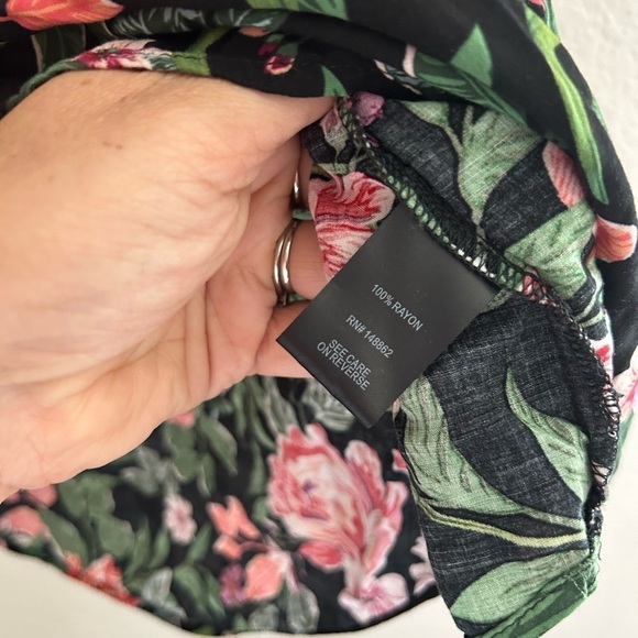 Torrid size 2 Floral Emma Babydoll Challis Tunic Top - Picture 4 of 10